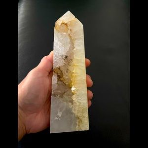 Dendritic Flower Agate Quartz crystal stone